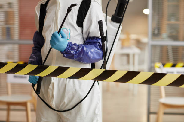 Professional Blood Cleanup technician working in Nixon, TX